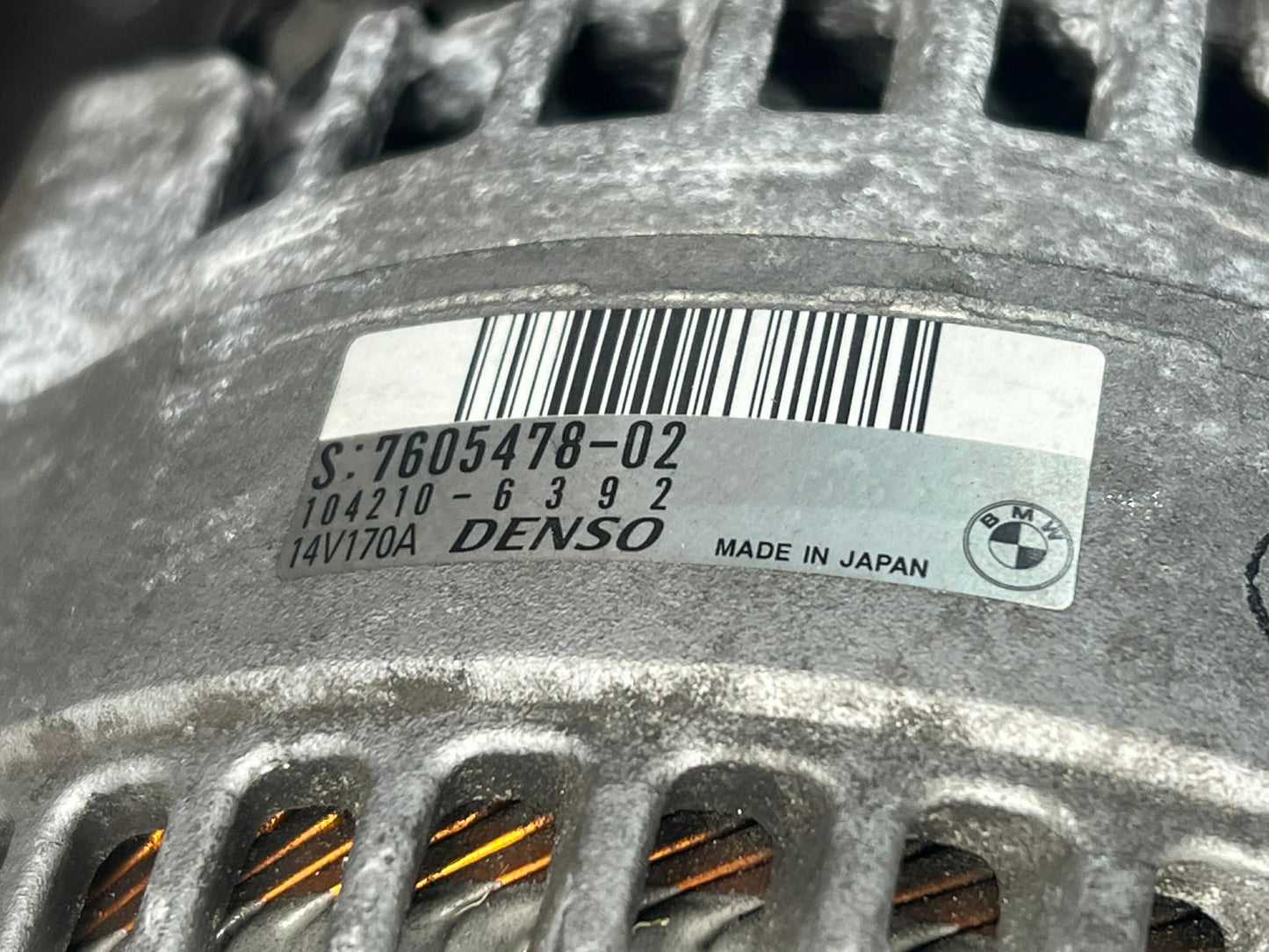 BMW N20 Alternator 170A Denso - 7605478