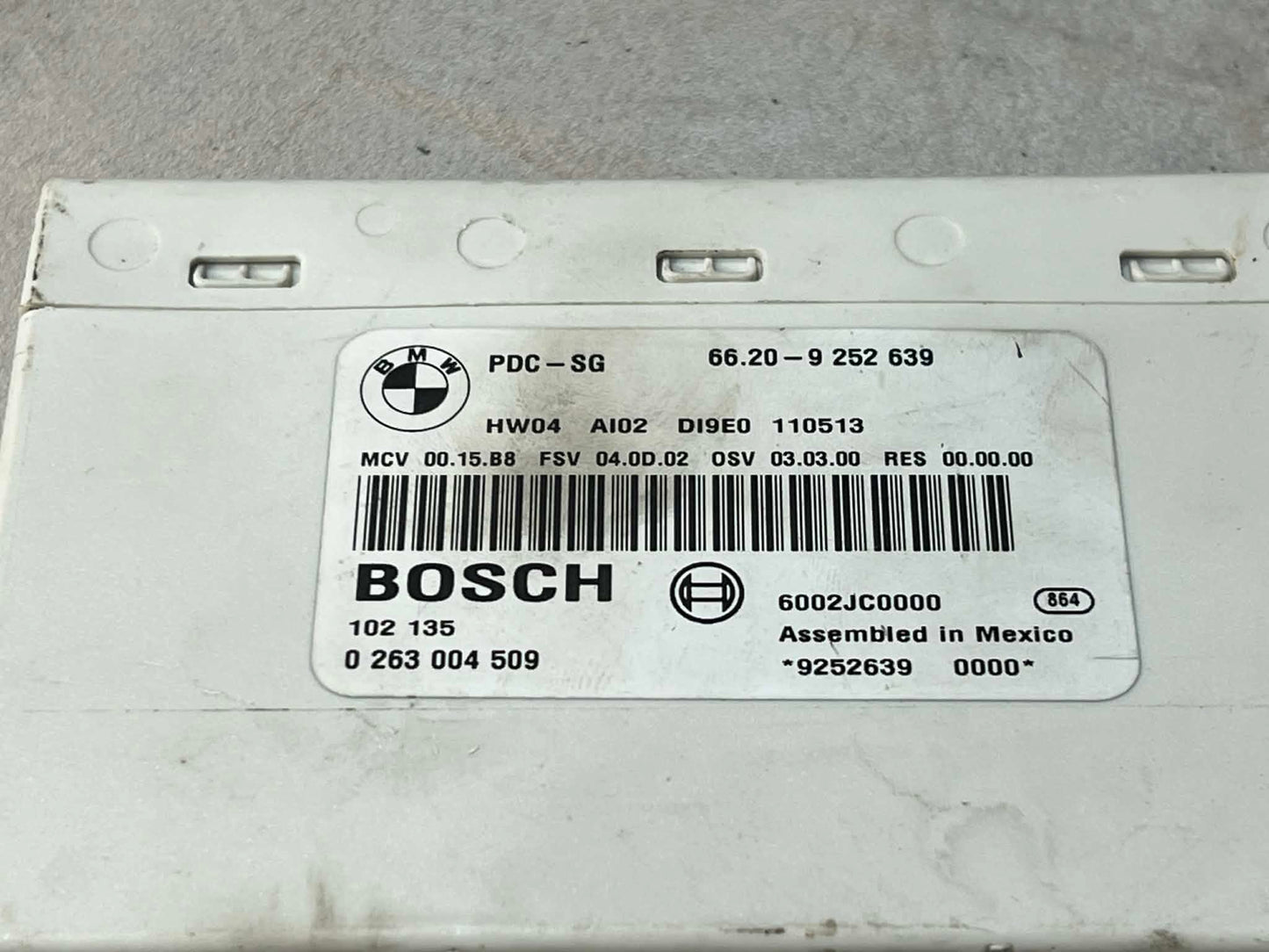 BMW 1 3 X SERIES PDC PARK DISTANCE CONTROL MODULE 9252639