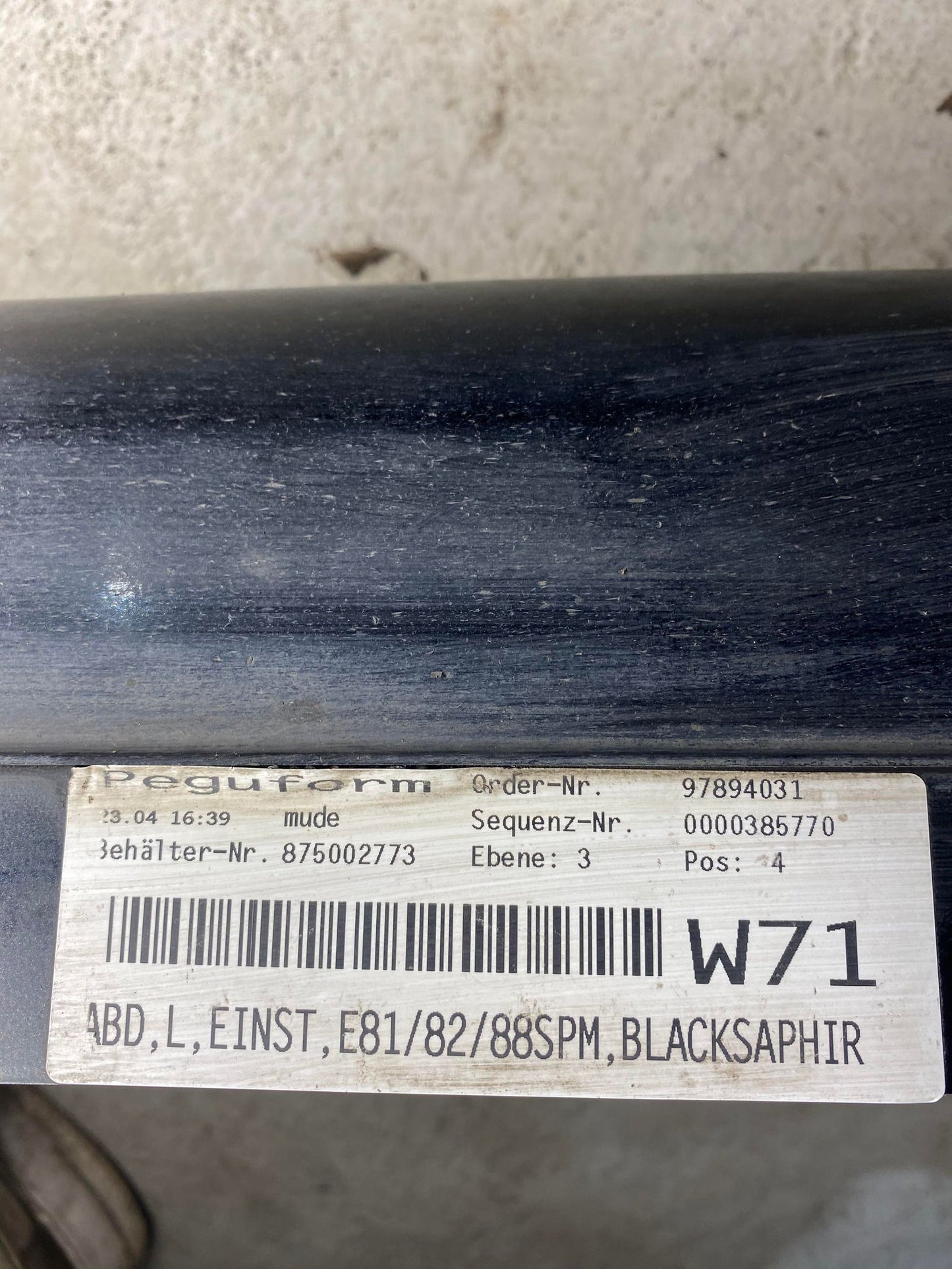 BMW 1 SERIES E88 E82 LEFT M-SPORT SIDE SKIRT