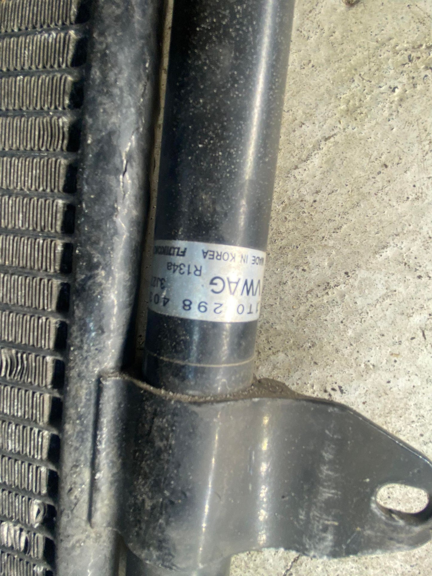 VW CADDY AIR CONDITIONING RADIATOR 1T0820411