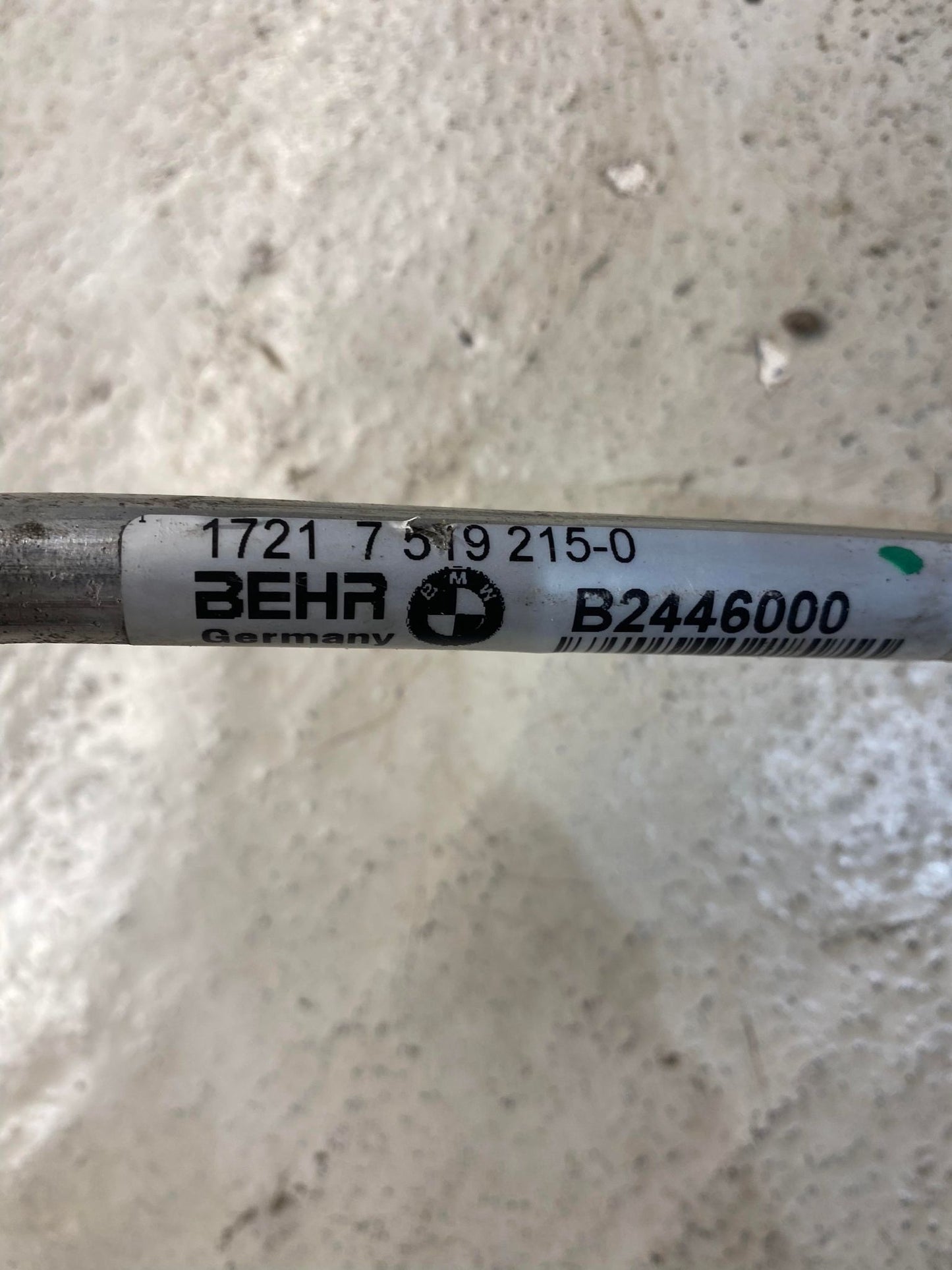 BMW 5 6 7 SERIES POWER STEERING RADIATOR COOLING 7519215