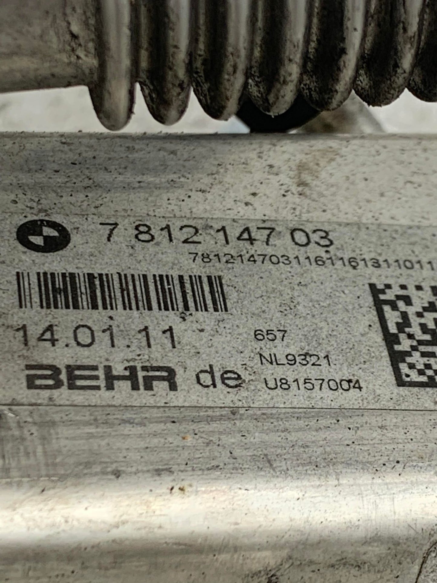 BMW X1 X3 SERIES EGR VALVE COOLER 7812147