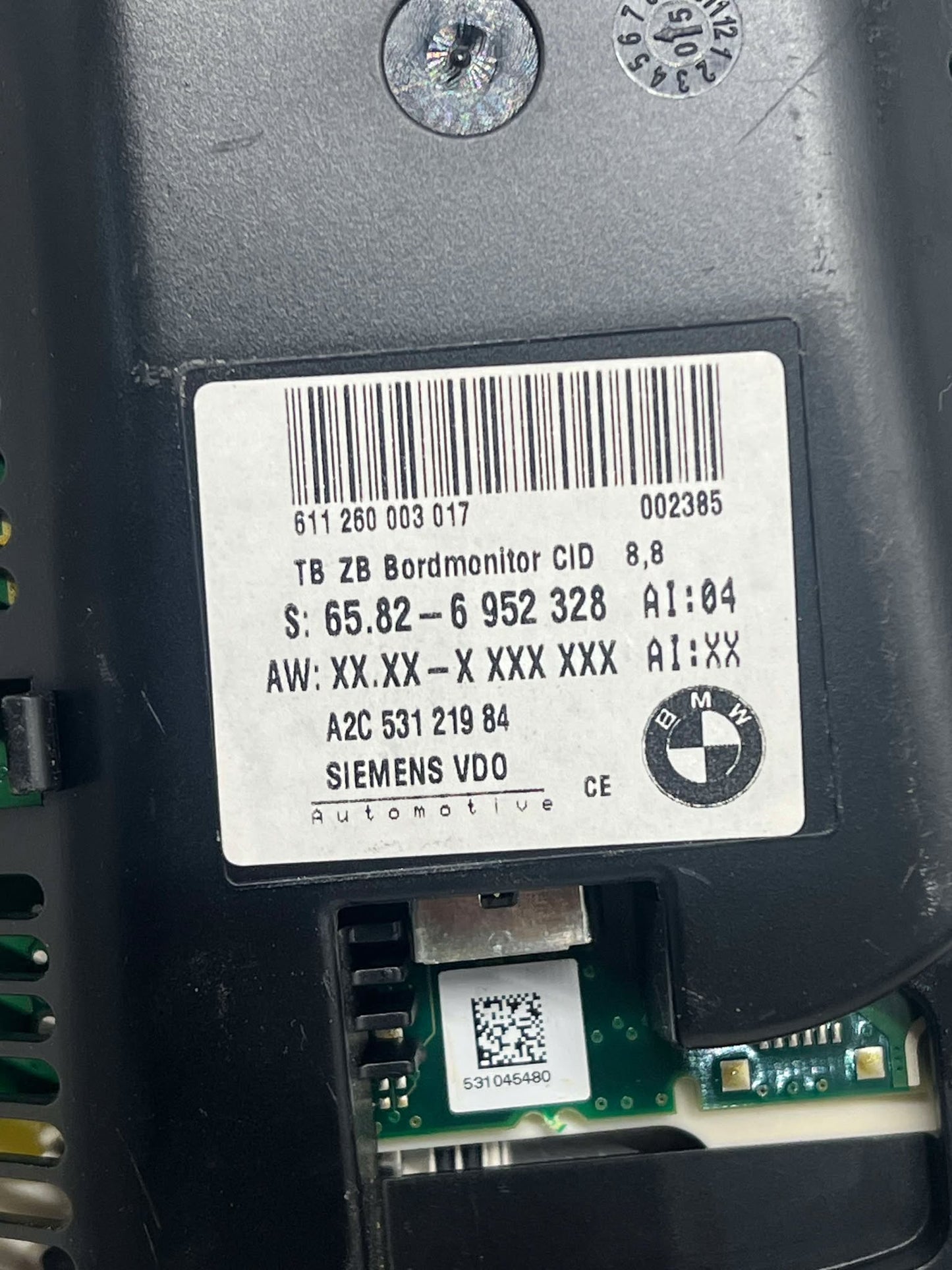 BMW 5 6 SERIES E60 E61 E63 8.8INCH CCC IDRIVE DISPLAY LCD 6952328