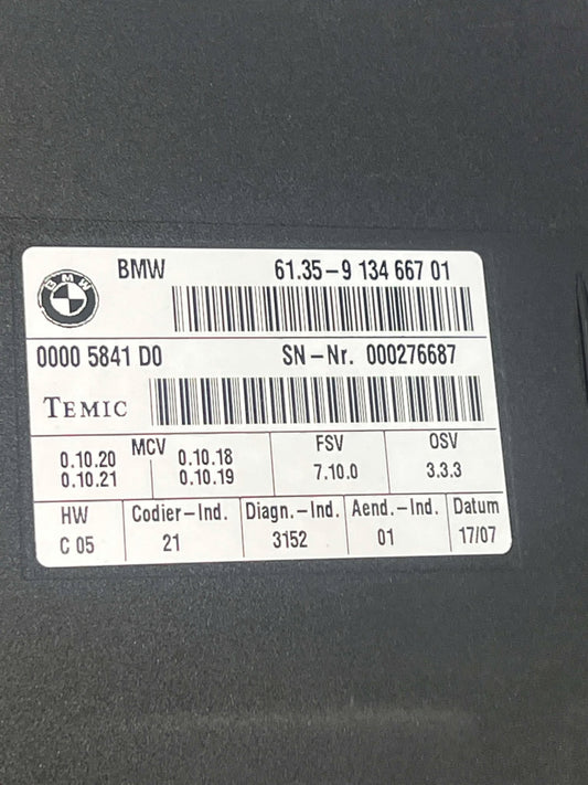 BMW 1 3 5 X SERIES FRONT SEAT CONTROL MODULE 9134667