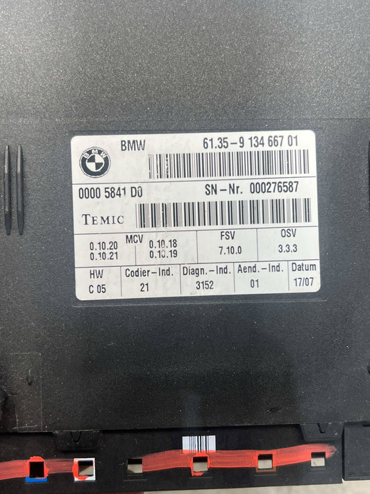 BMW 1 3 5 X SERIES FRONT SEAT CONTROL MODULE 9134662