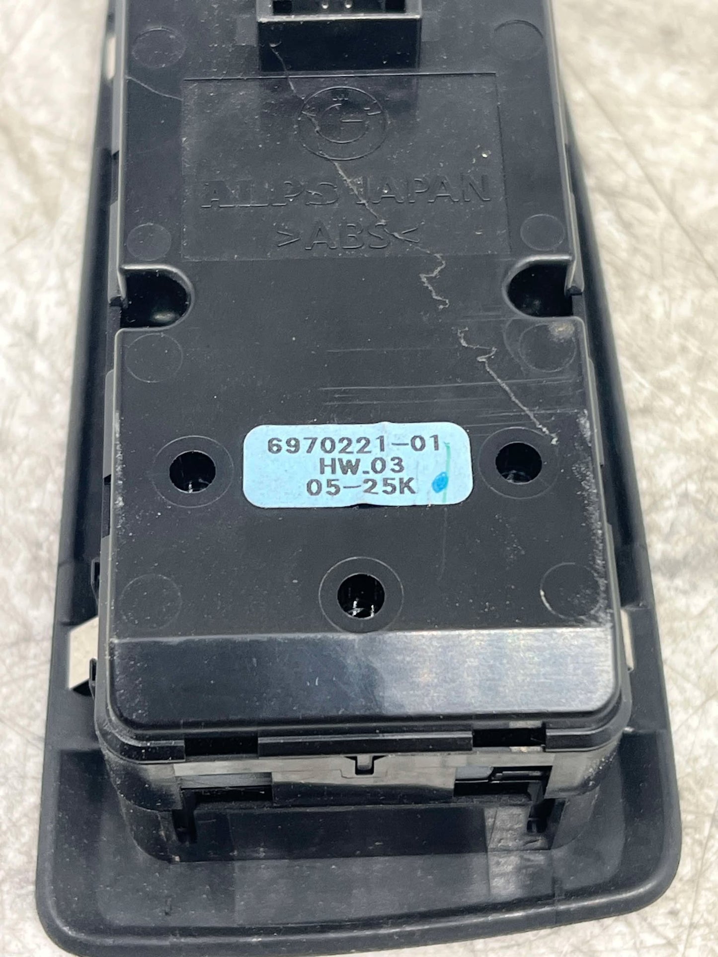 BMW 1 SERIES E87 MASTER POWER WINDOW SWITCH 6970221