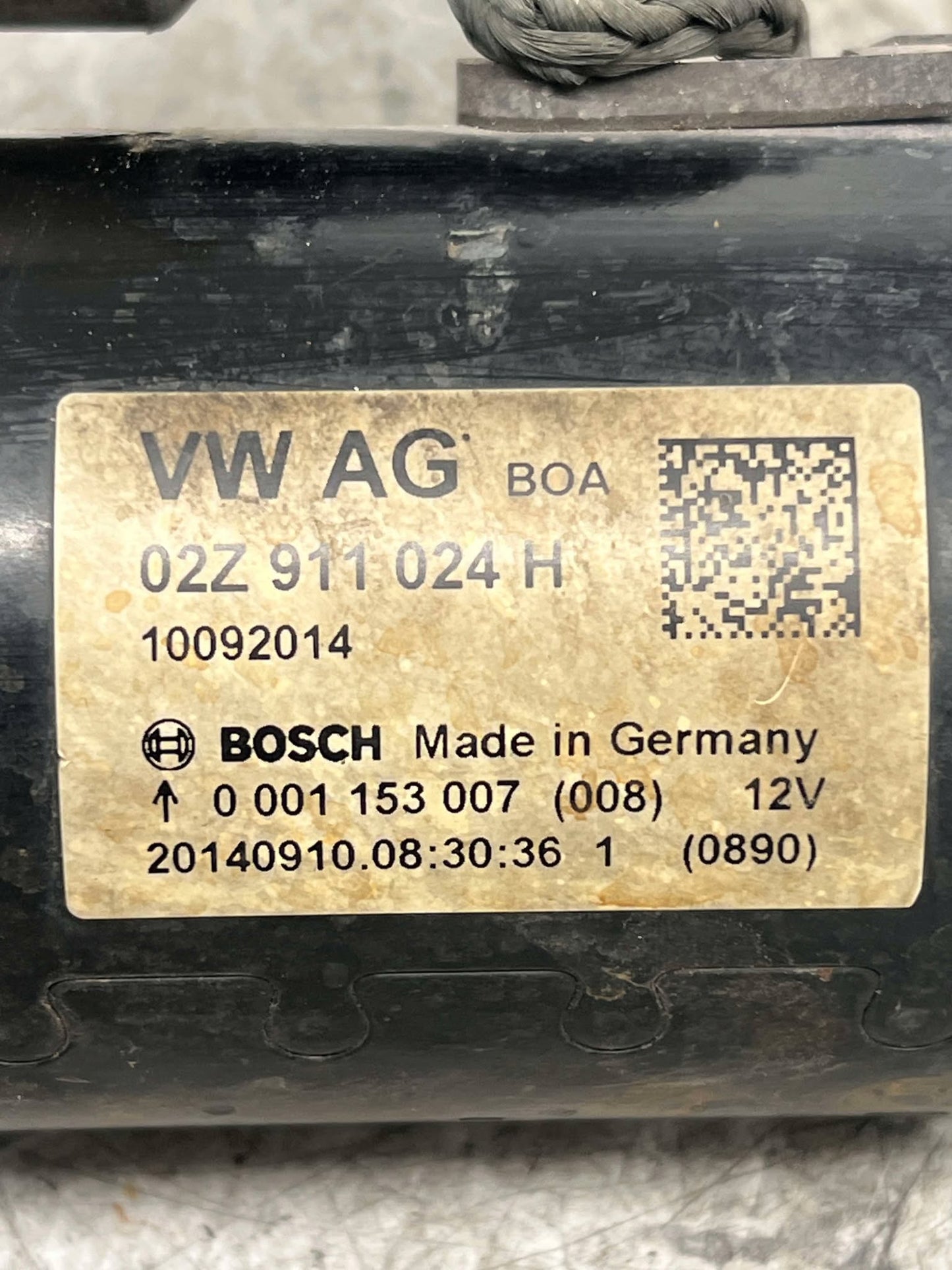 VW AUDI CADDY 1.6TDI DIESEL STARTER MOTOR 02Z911024H