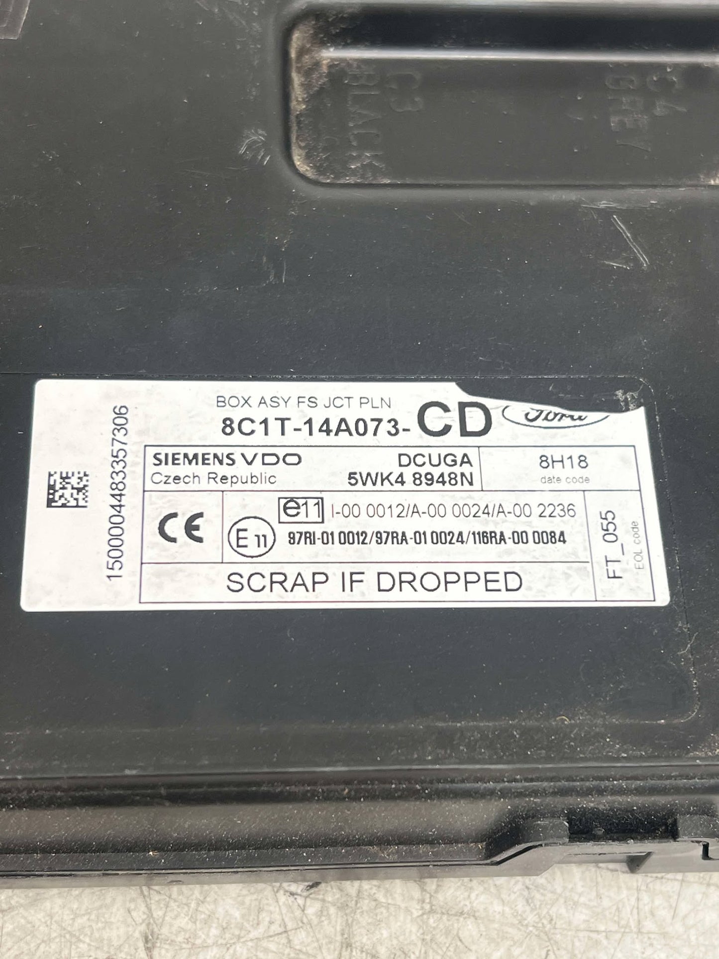 FORD TRANSIT MK7 07-13 BCM BODY CONTROL MODULE 8C1T14A073CD