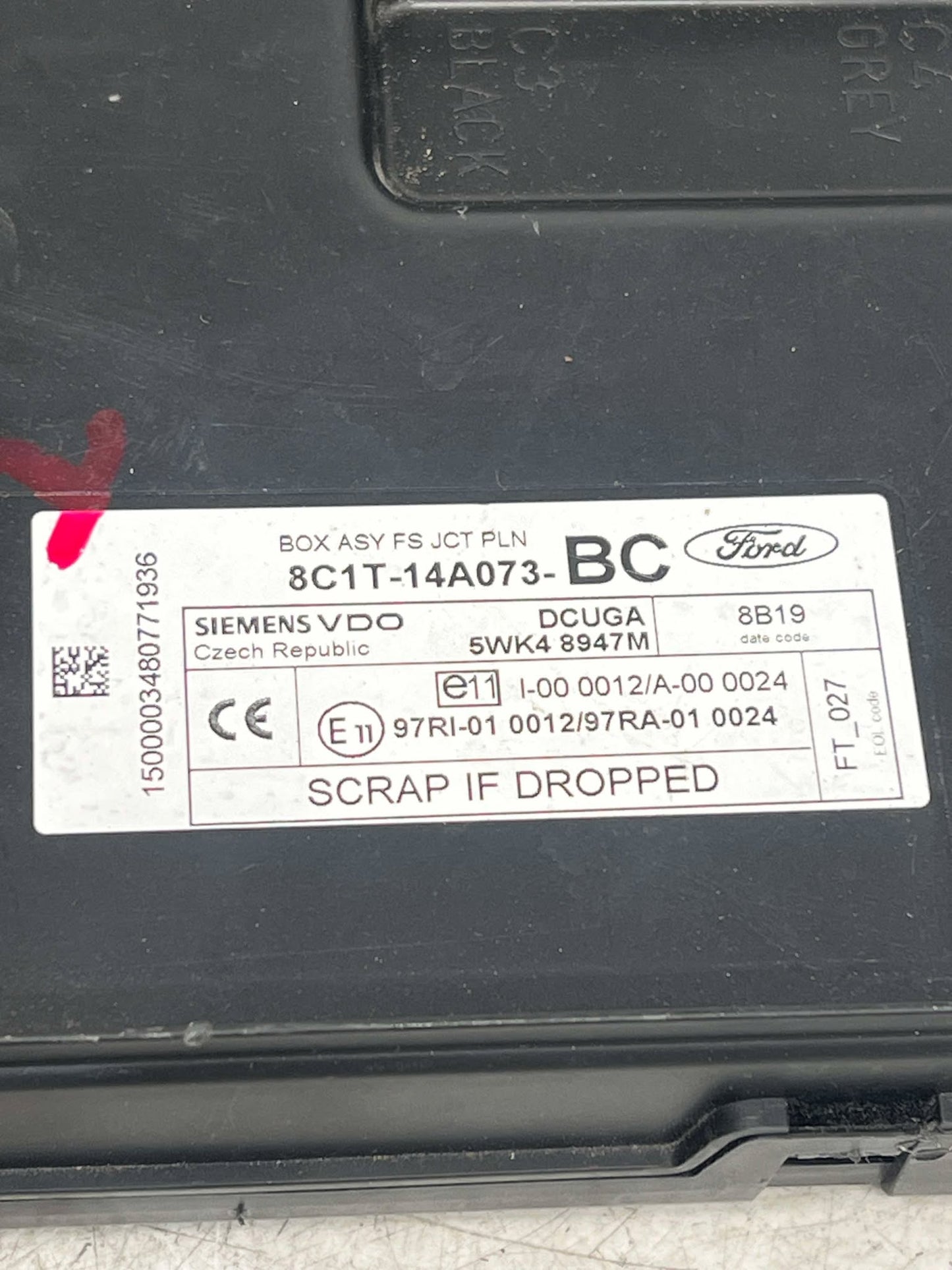 FORD TRANSIT MK7 07-13 BCM BODY CONTROL MODULE 8C1T14A073BC