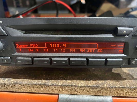 BMW 1 3 SERIES PROFESSIONAL CD73 RADIO HEAD UNIT 6983018