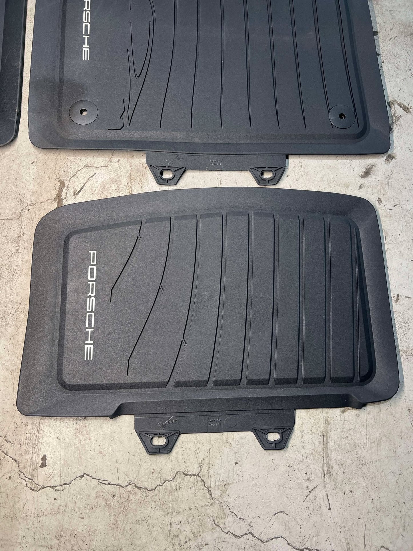 PORSCHE TAYCAN ALL WEATHER RUBBER FLOOR MAT SET 9J104480020