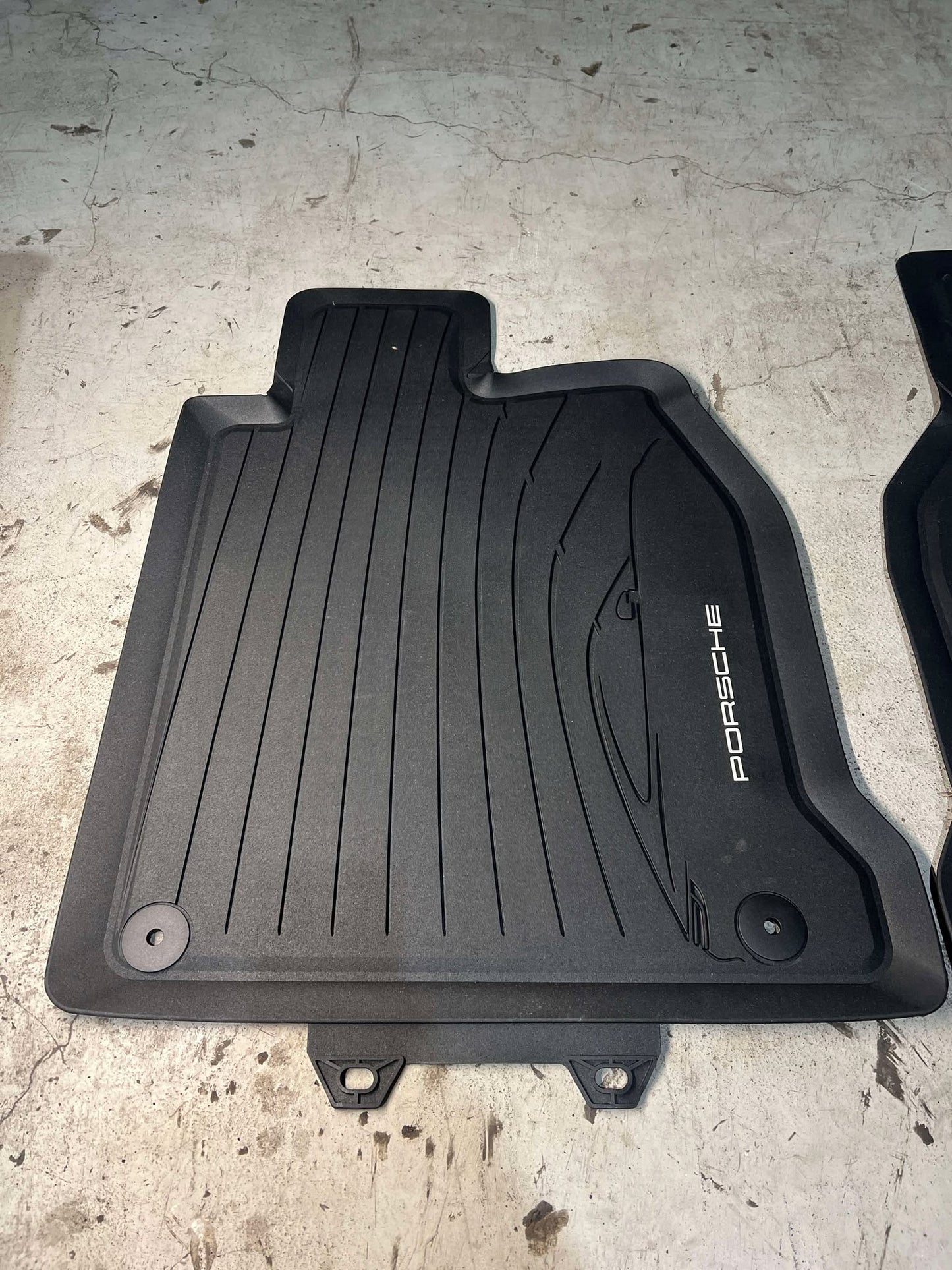 PORSCHE 992 ALL WEATHER RUBBER FLOOR MATS 992044801