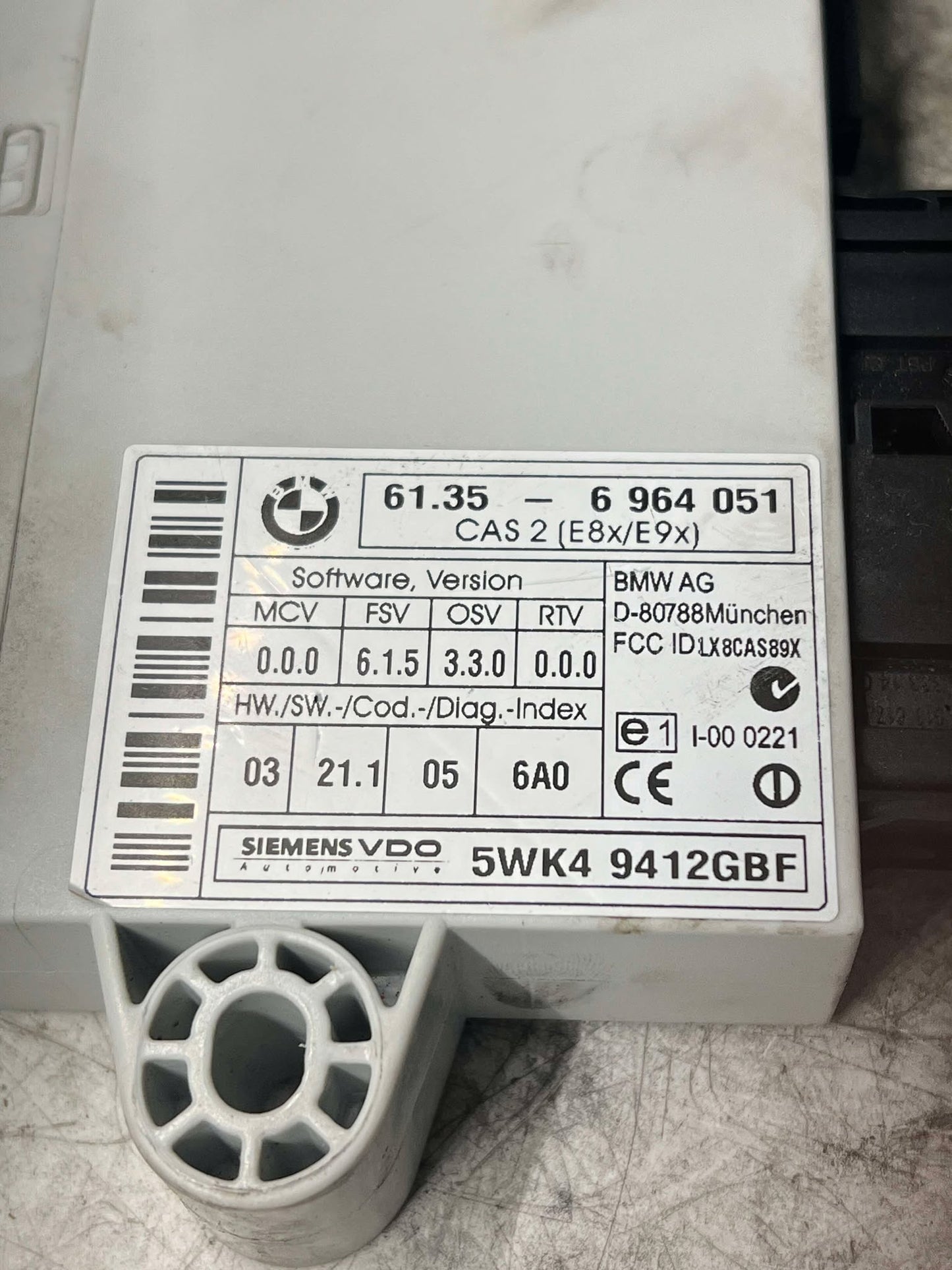 BMW 1 3 5 SERIES CAS 2 MODULE 6964051