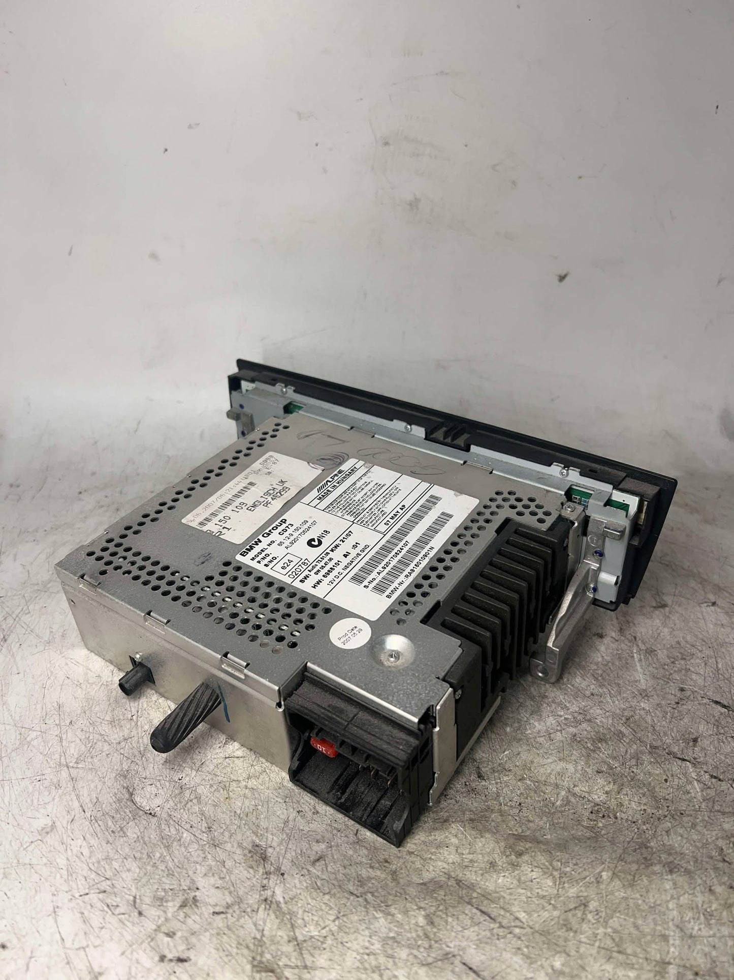 BMW 1 3 SERIES PROFESSIONAL CD73 RADIO HEAD UNIT 9150109