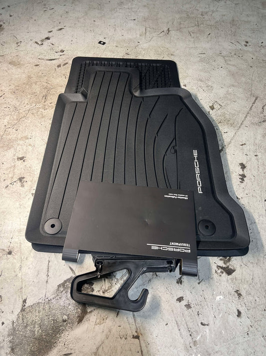 PORSCHE 992 ALL WEATHER RUBBER FLOOR MATS 992044801