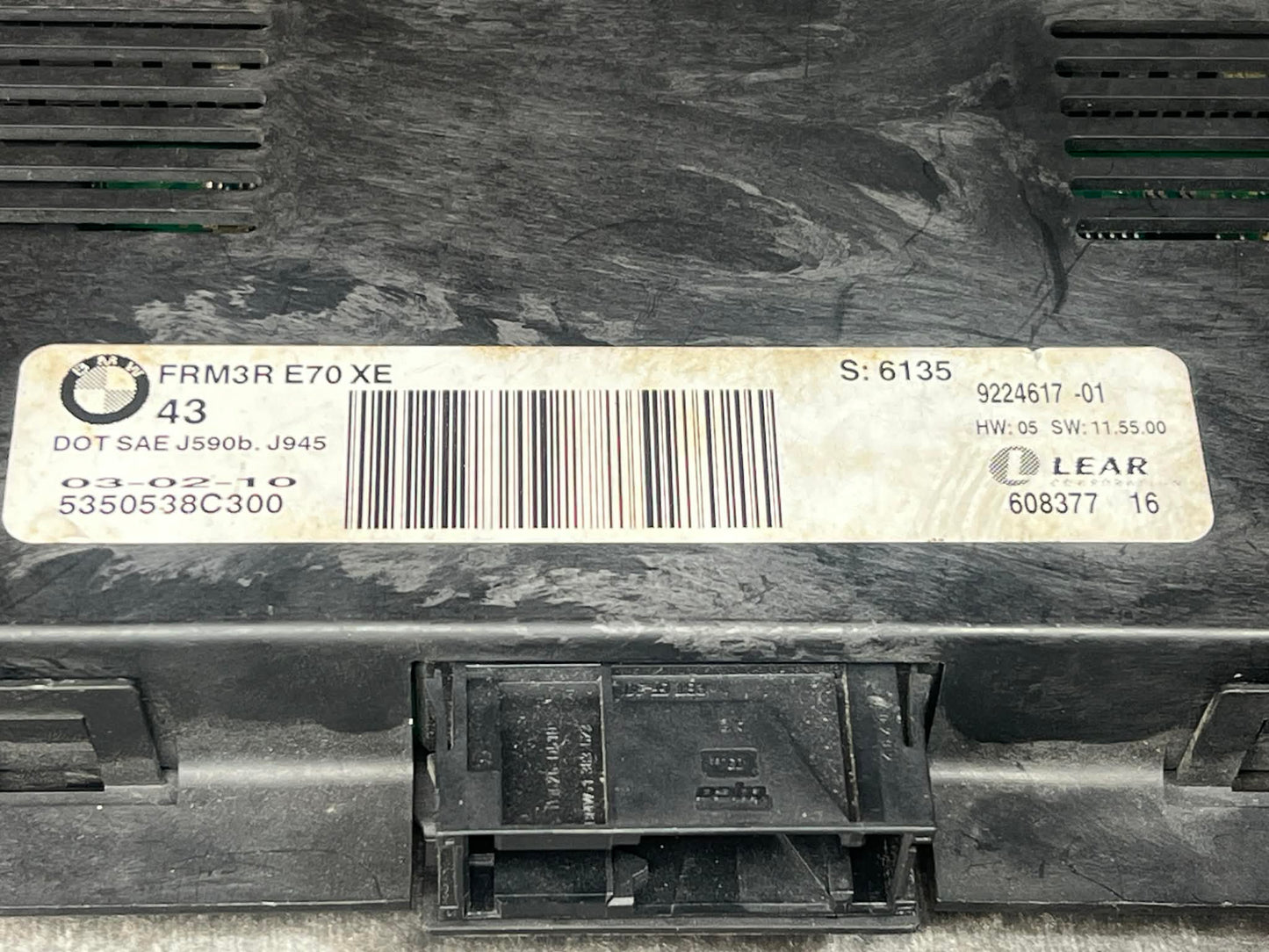 BMW X5 X6 E70 E71 FOOTWELL MODULE FRM3R XE 61238886842 2006-2014 - LRI Autoparts