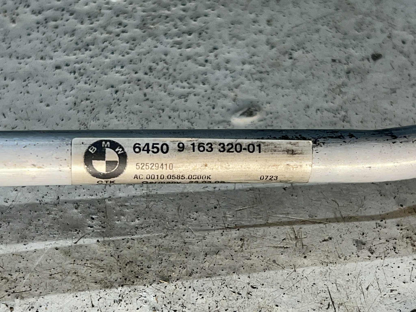 BMW 1 3 SERIES 135I 335I N54 PRESSURE HOSE FOR COMPRESSOR CONDENSOR 9163320