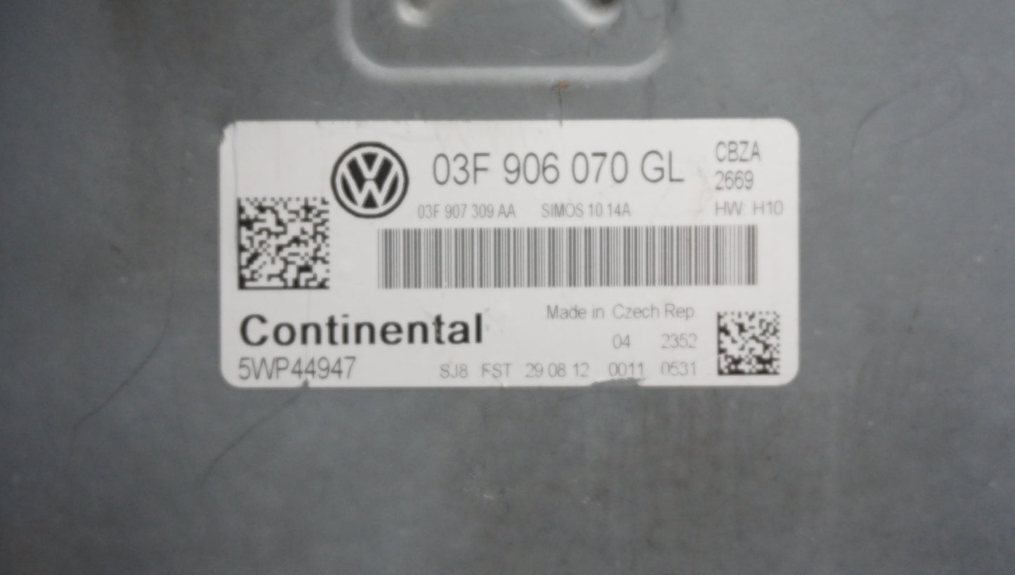 VW AUDI POLO CADDY 1.2 PETROL MANUAL ECU 03F906070