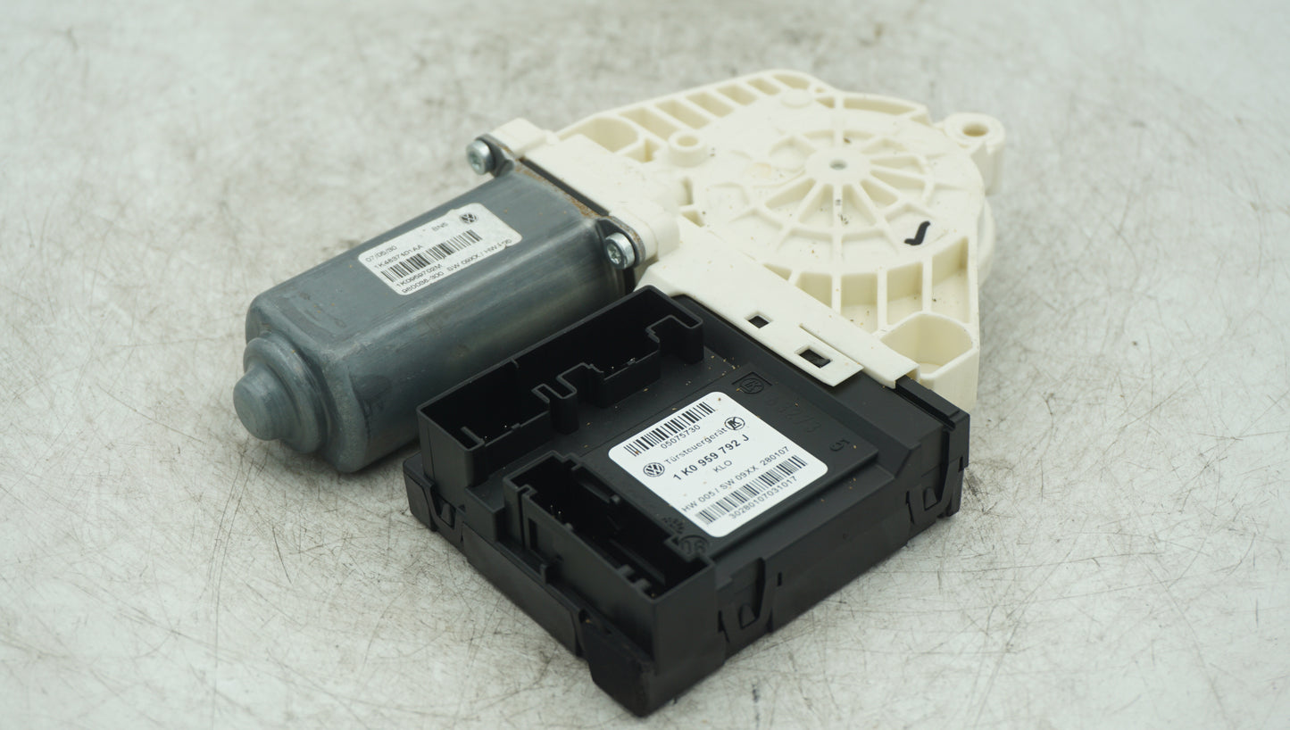 VW CADDY FRONT PASSENGER LHS WINDOW MOTOR REGULATOR 1K0959792J