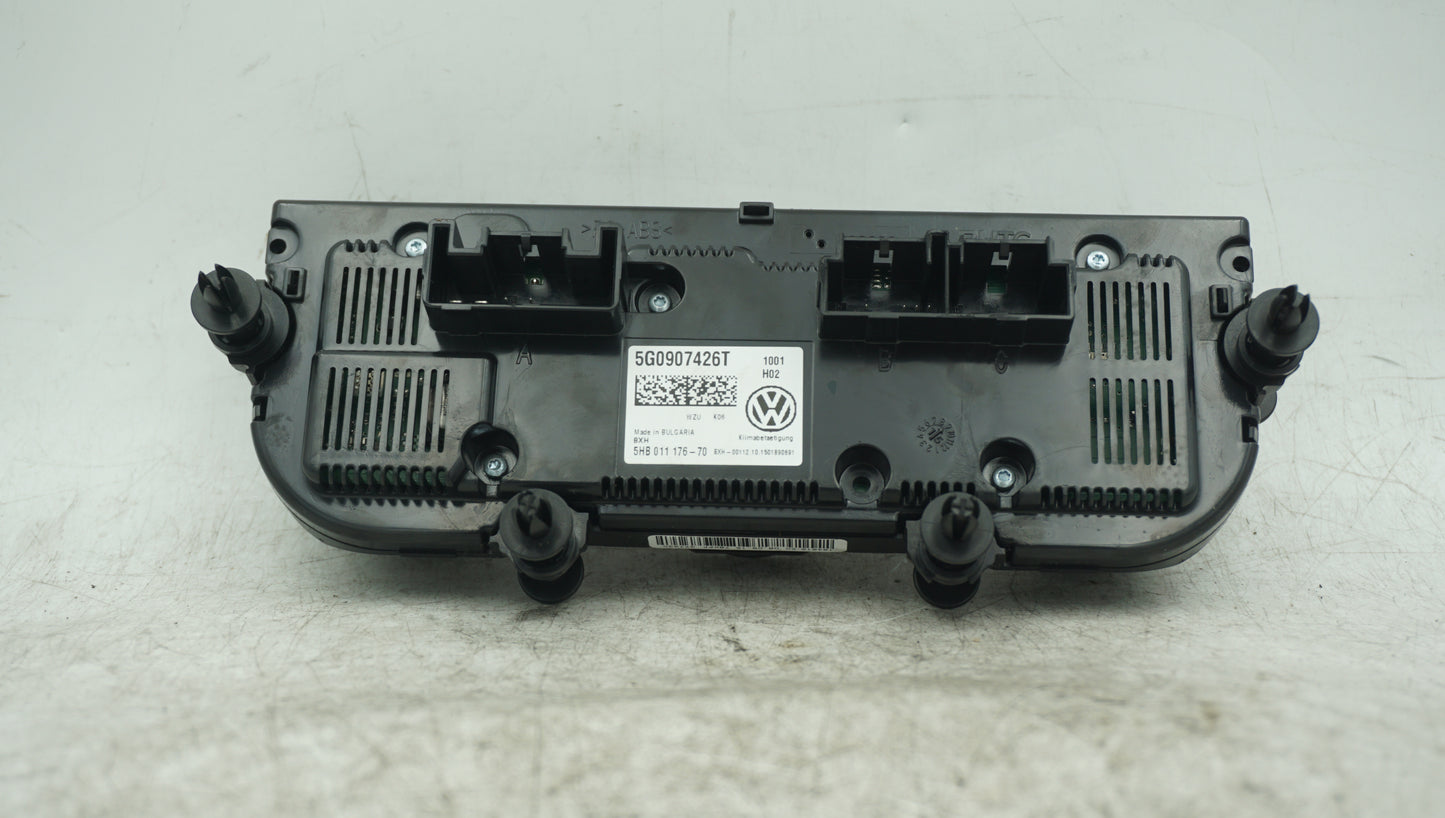 VW GOLF MK7 AIR CONDITIONING HEATER CONTROL UNIT 5G0907426T