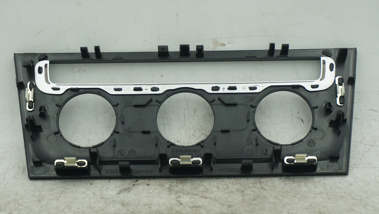 VW GOLF MK7 HEATER CONTROL TRIM PANNEL 5G2863099