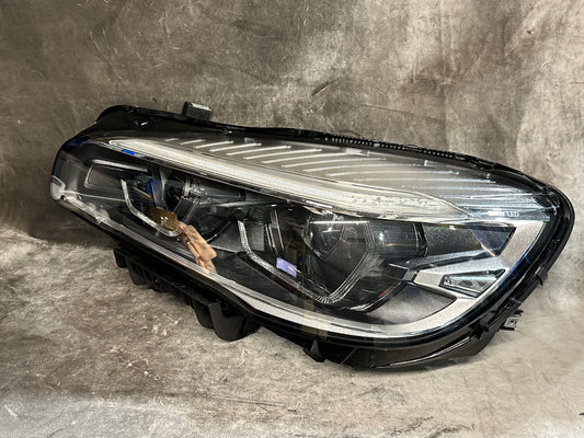 BMW 2 SERIES F45 F46 LCI 2018 TO 2021 LEFT LED HEADLIGHT 8738643 GENUINE AUTOMOTIVE LIGHTING - LRI Autoparts