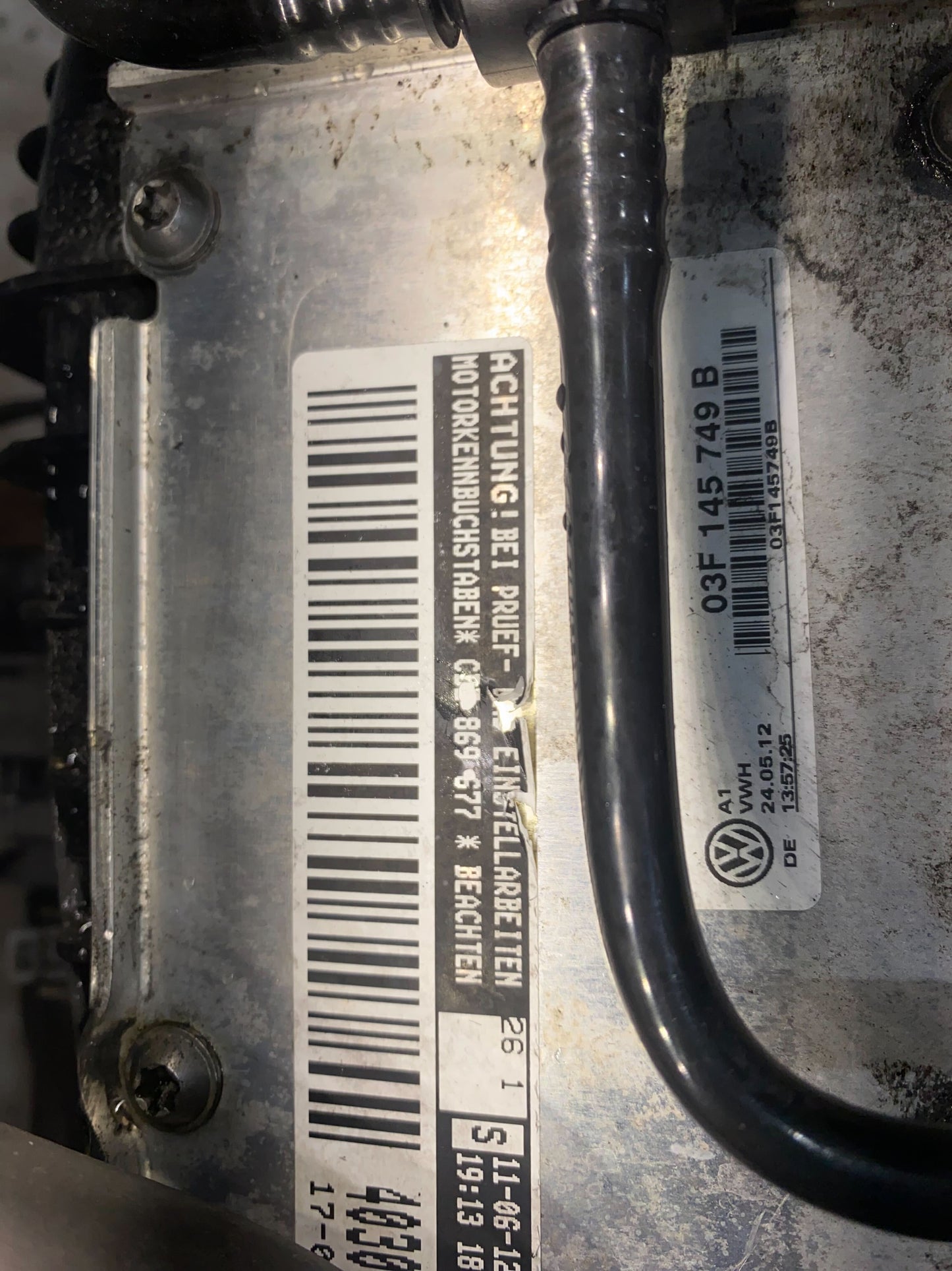 VOLKSWAGEN 1.2 TSI CADDY GOLF CBZA CBZB ENGINE CODE 03F100091A