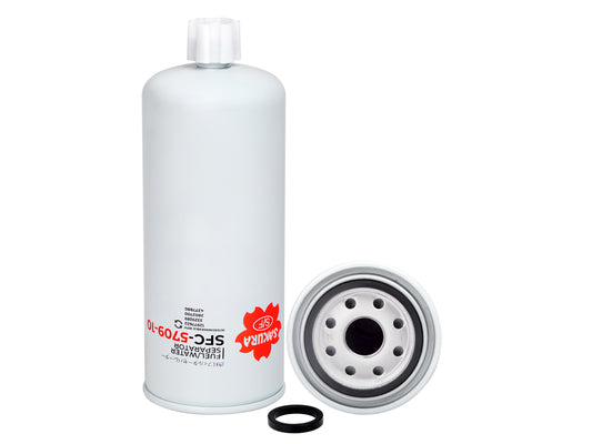 Sakura SFC-5709-10 Fuel/Water Separator Filter 10 Micron Spin-On