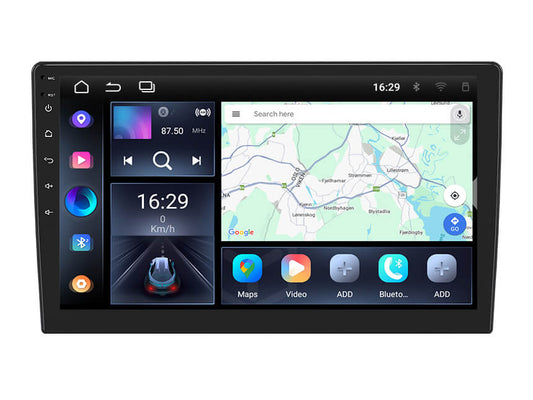 9" 2DIN Android 13 Carplay Car Stereo Bluetooth Touch Screen GPS WIFI USB Camera