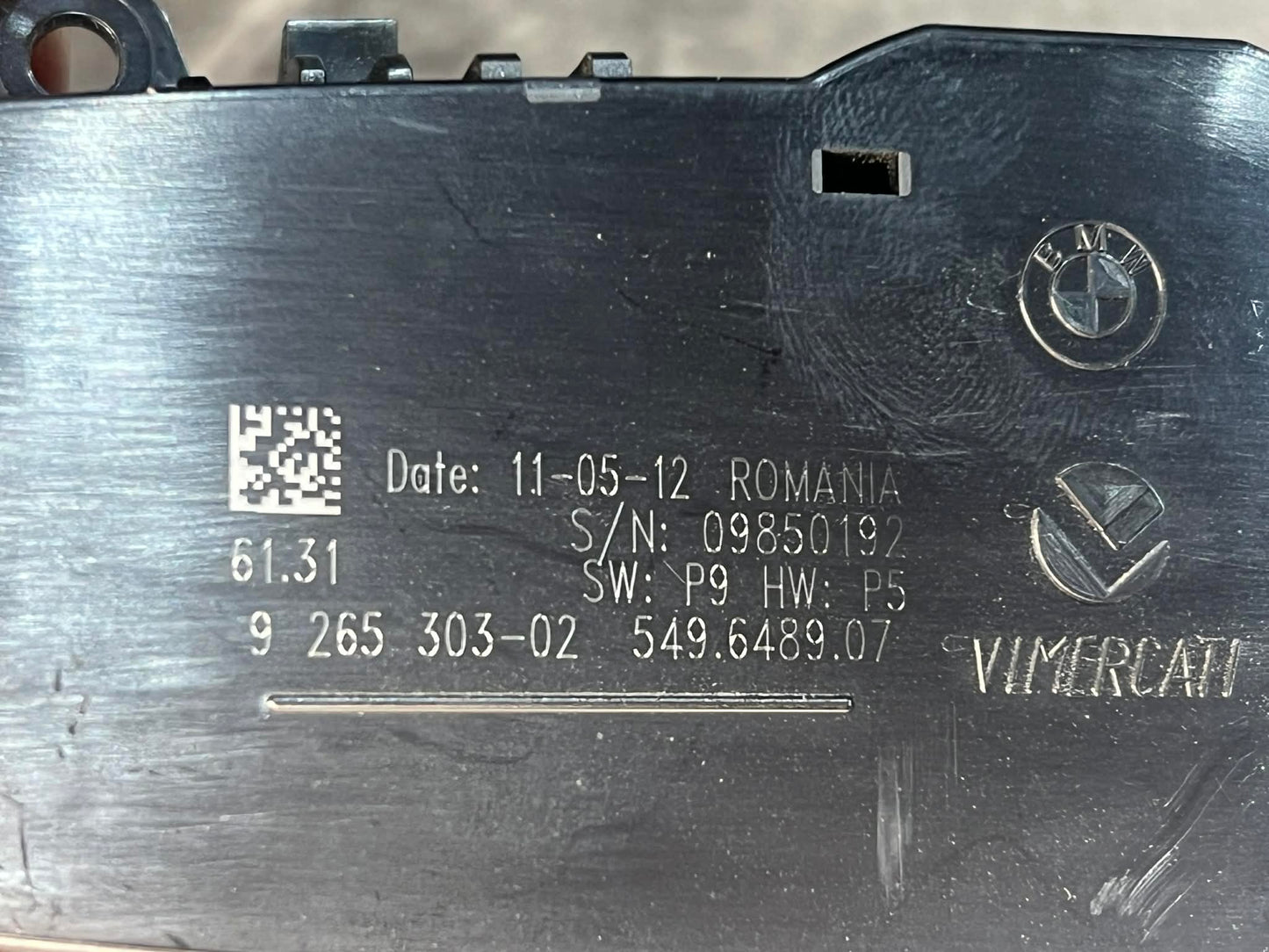 BMW 1 3 4 F20 F30 F31 F32 HEADLIGHT SWITCH 9265303