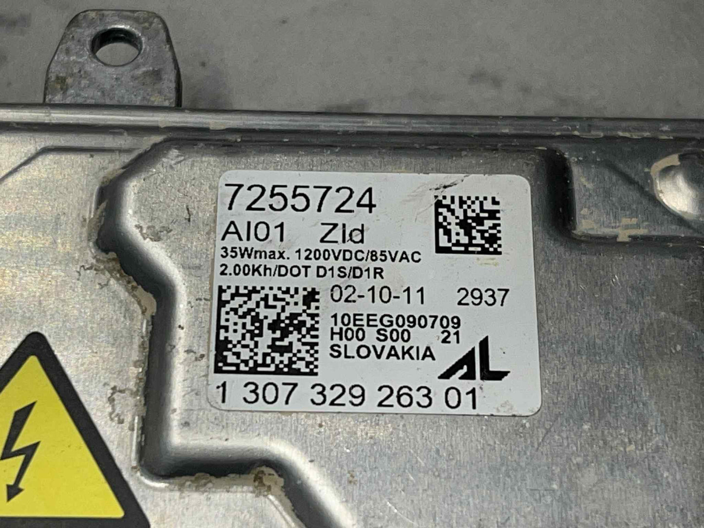 BMW 3 SERIES E90 E92 E93 XENON HEADLIGHT BALLAST 7255724