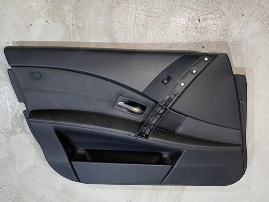 BMW 5 SERIES E60 E61 FRONT LEFT PASSENGER DOOR CARD