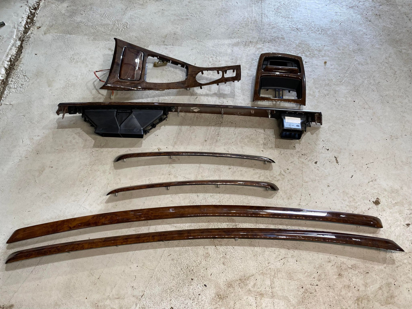 BMW 3 SERIES E92 E93 WALNUT WOODGRAIN TRIM SET