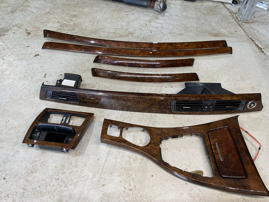 BMW 3 SERIES E92 E93 WALNUT WOODGRAIN TRIM SET