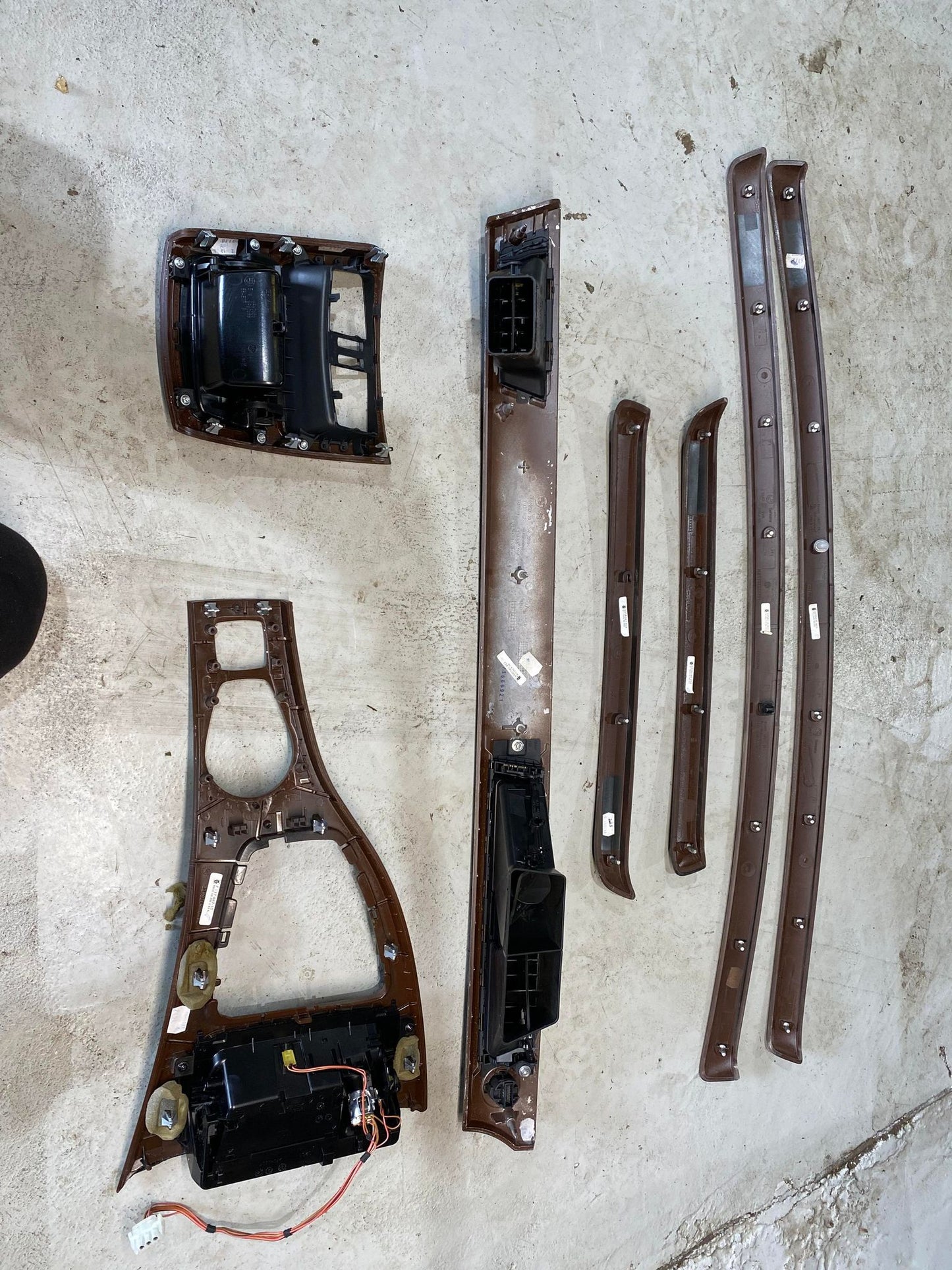 BMW 3 SERIES E92 E93 WALNUT WOODGRAIN TRIM SET