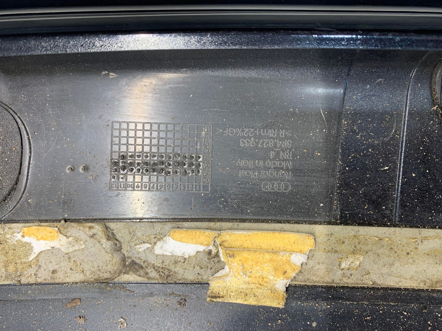 AUDI A3 8P S3 FACELIFT REAR SPOILER 8P4827933