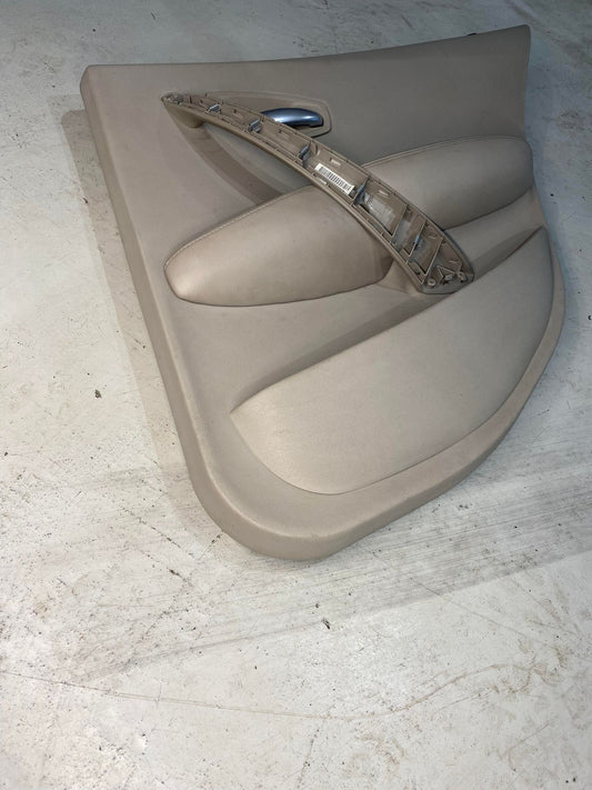 BMW 1 SERIES E87 PRE LCI REAR RIGHT DOOR CARD BEIGE