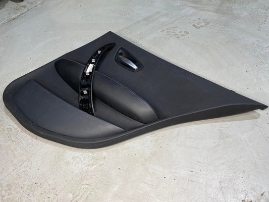 BMW 1 SERIES E87 PRE LCI REAR RIGHT DOOR CARD BLACK