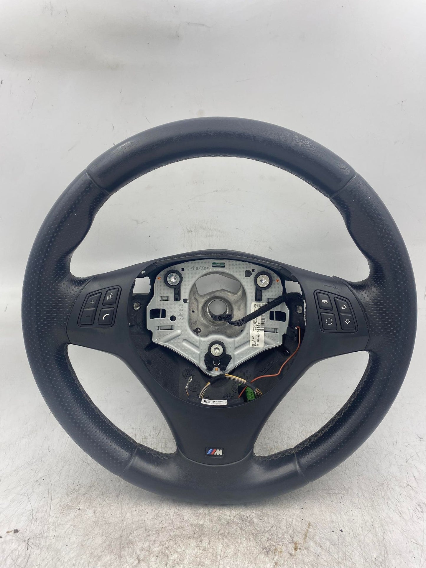 BMW 1 3 SERIES M-SPORT LEATHER STEERING WHEEL W/ PADDLE SHIFT