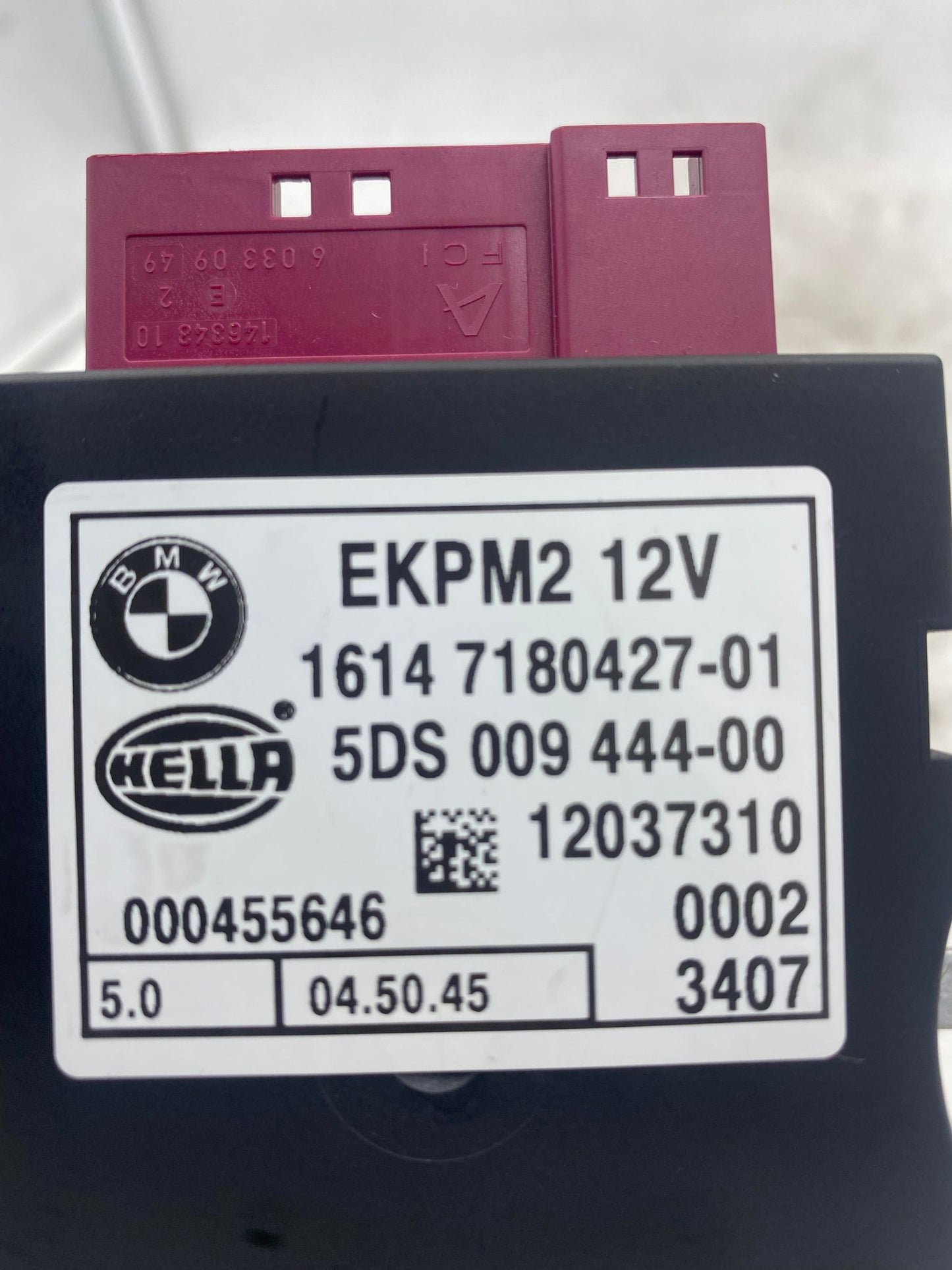 BMW 5 SERIES FUEL PUMP CONTROL MODULE 7180427