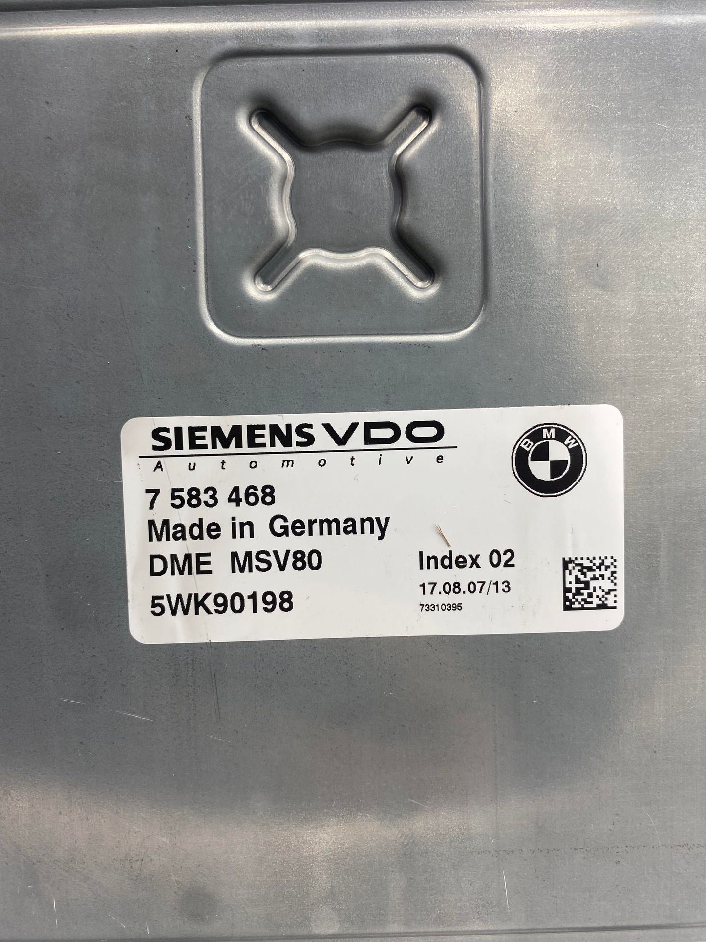 BMW 1 3 5 X SERIES N52N MSV80 DME CAS KEY SET 7583468