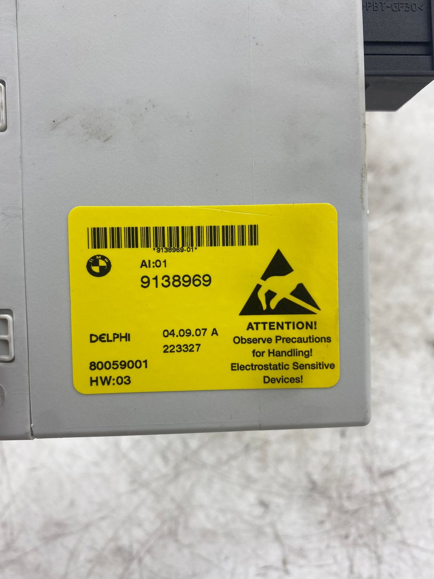 BMW 5 SERIES E60 COMFORT CONTROL MODULE 9138969