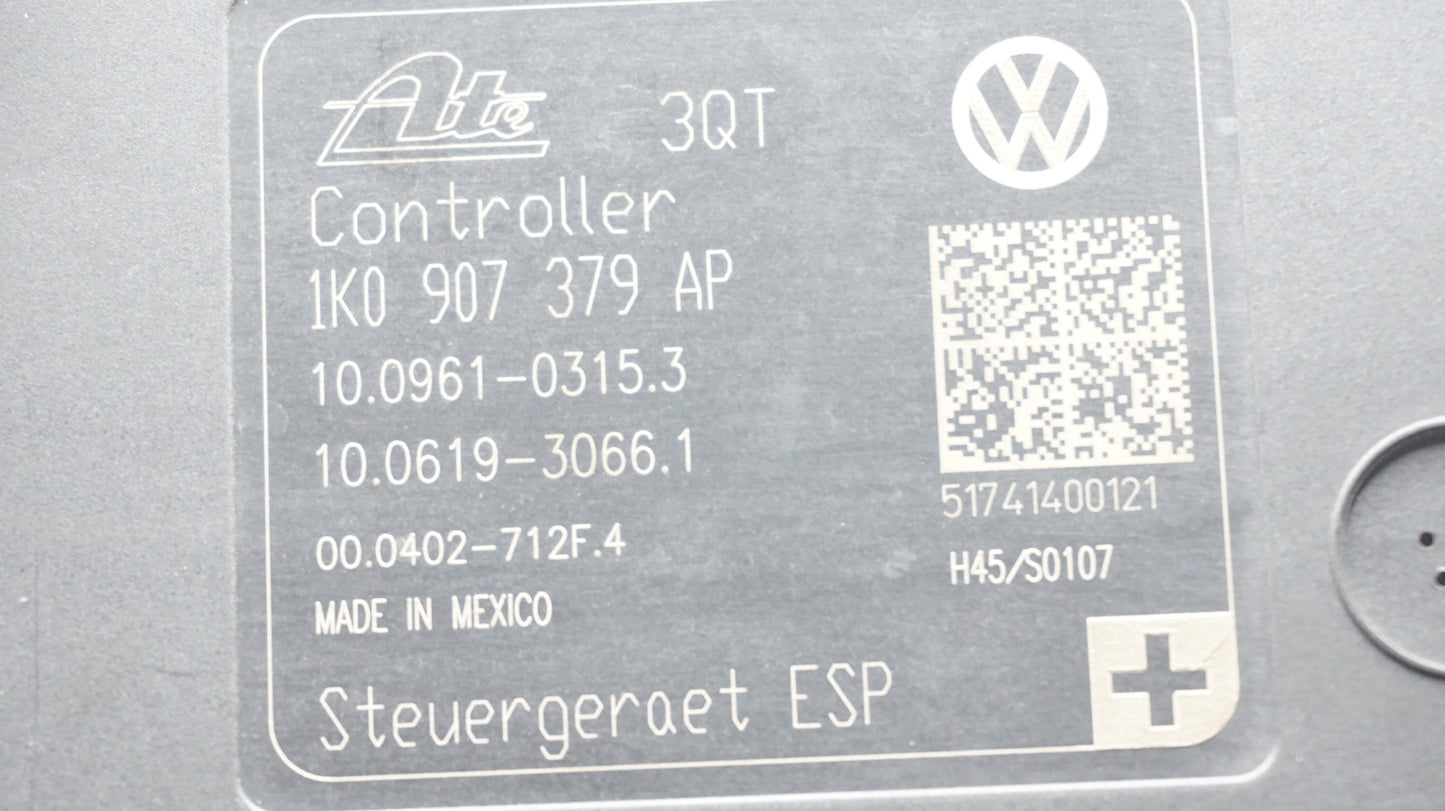 VOLKSWAGEN MK5 AUDI A3 8P ABS PUMP MODULE 1K0907379AP