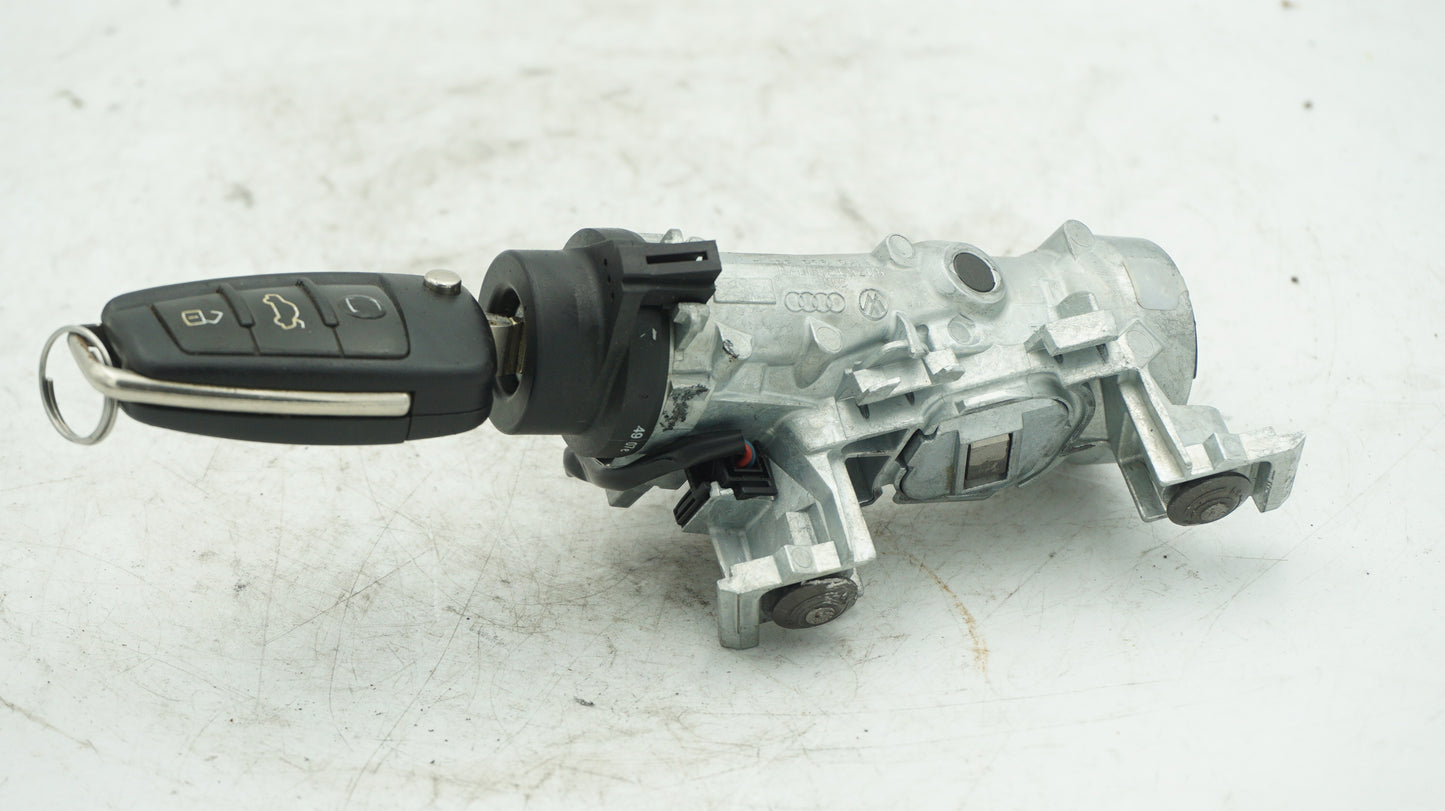 GENUINE AUDI VOLKSWAGEN IGNITION BARREL WITH KEY 1K0905851B