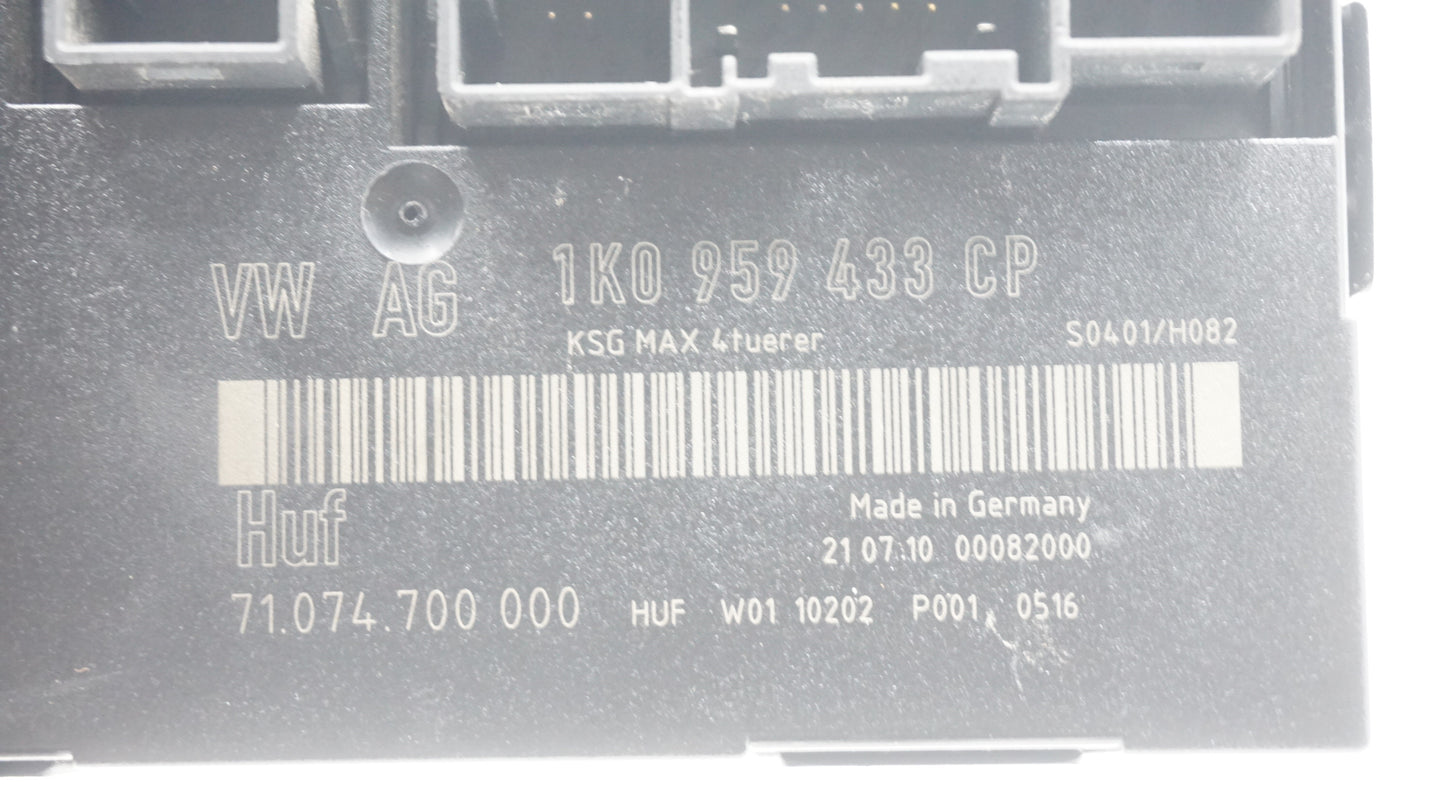 VW MK5 GOLF CENTRAL LOCKING CONVENIENCE ECU 1K0959433