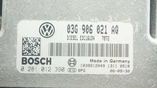 VW CADDY 1.9TDI BLS ENGINE ECU 03G906021AQ