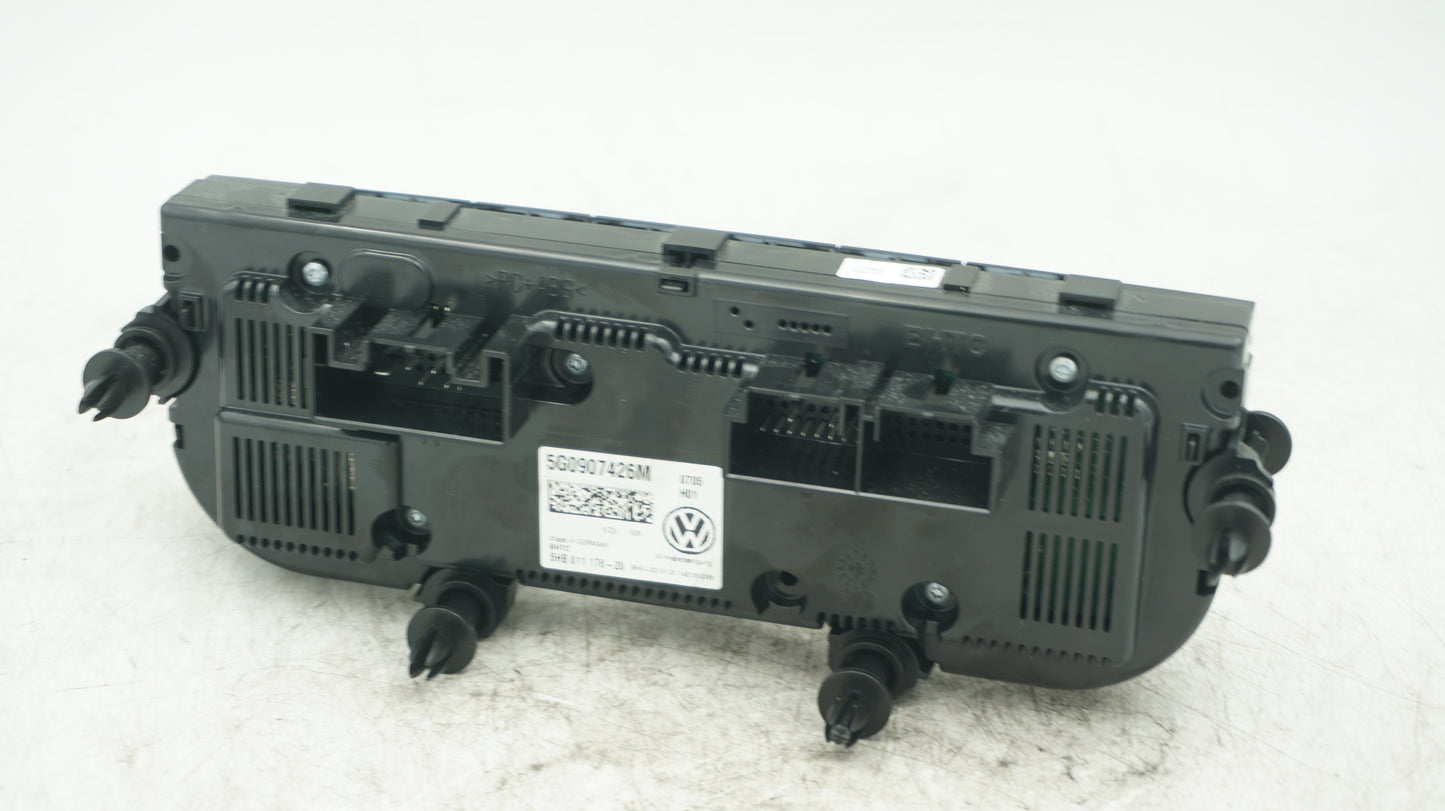 VW GOLF MK7 AIR CONDITIONING HEATER CONTROL UNIT 5G0907426T