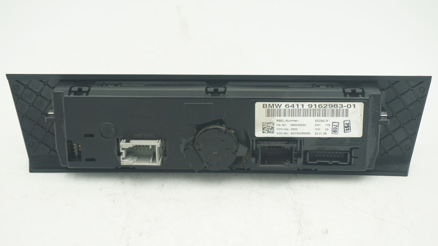 BMW E90 LCI AC AIR CONDITIONING CONTROL UNIT 9162983