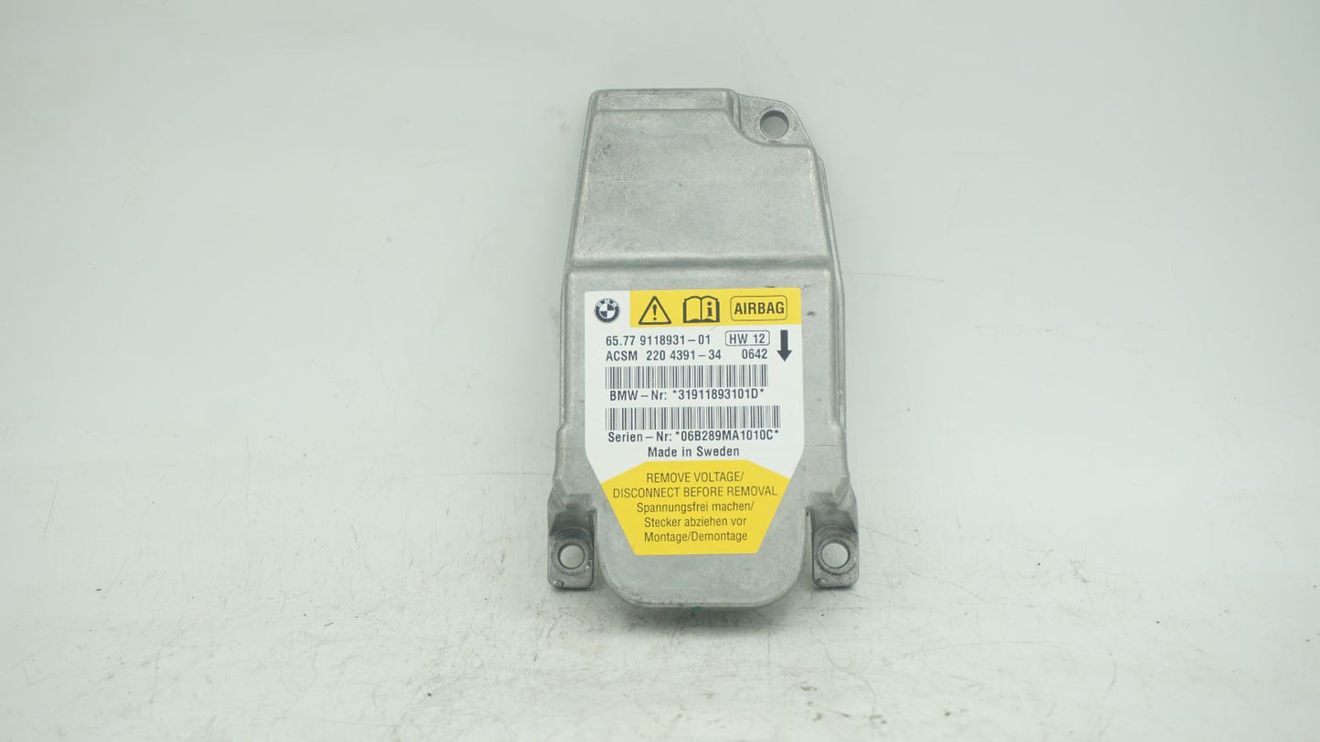 BMW 5 SERIES E60 AIRBAG CRASH MODULE 9118931