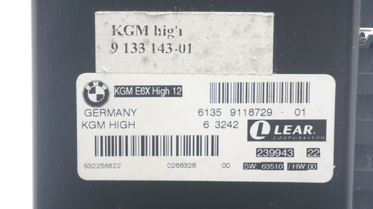 BMW 5 6 SERIES E60 BODY GATEWAY CONTROL MODULE 9118729